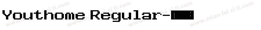 Youthome Regular字体转换
